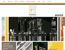Tablet Screenshot of forbes-associates.com